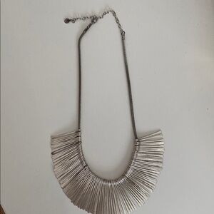 Stella & Dot Silver Fringe Necklace